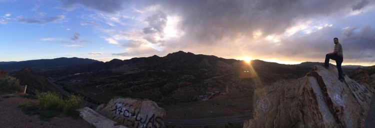 On top of the world on Skyline Drive in Cañon City.