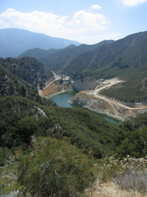 Big Tujunga Dam and it's lake.