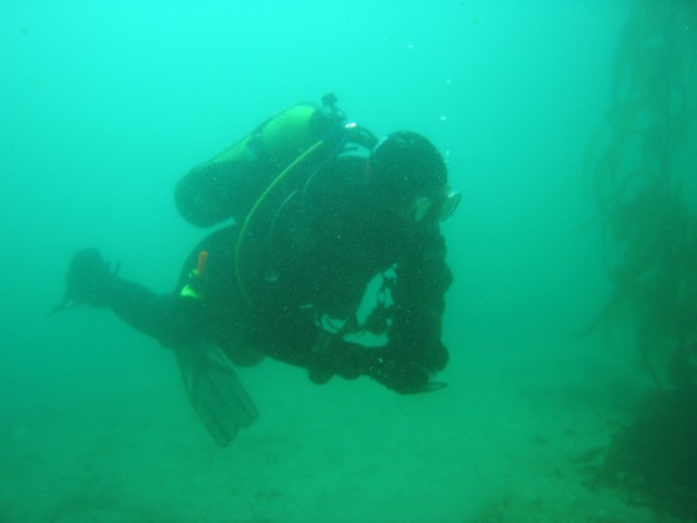 Alex hanging out underwater.  He has some photos of me on his camera that I need to get.