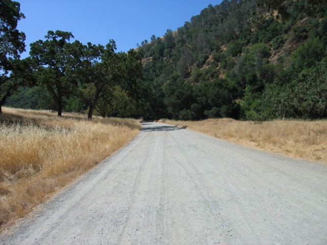 The trail to Little Yosemite was more of a gravel road that had the occasional car driving up to some private houses further up the canyon.  It was still a pretty walk though.