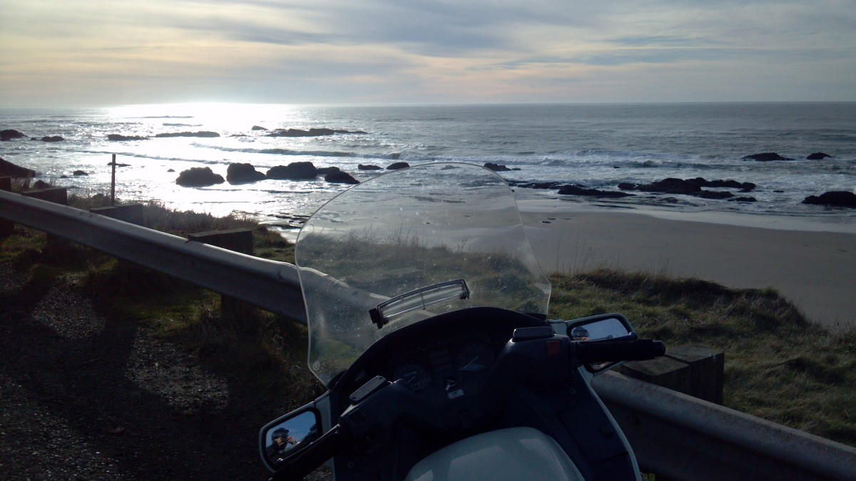 Pacific Coast daydreams on my PC800 along the Oregon coast.