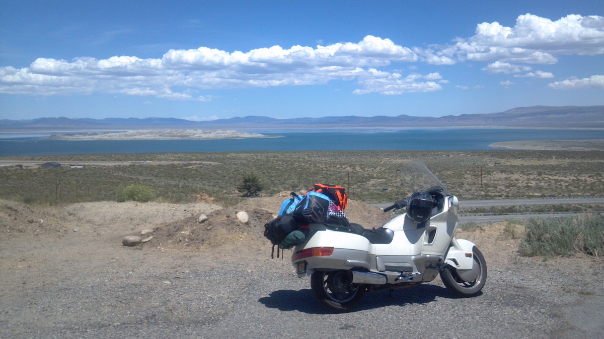 My Pacific Coast above Mono Lake on the east side of the Sierra Nevada Mountains in California.